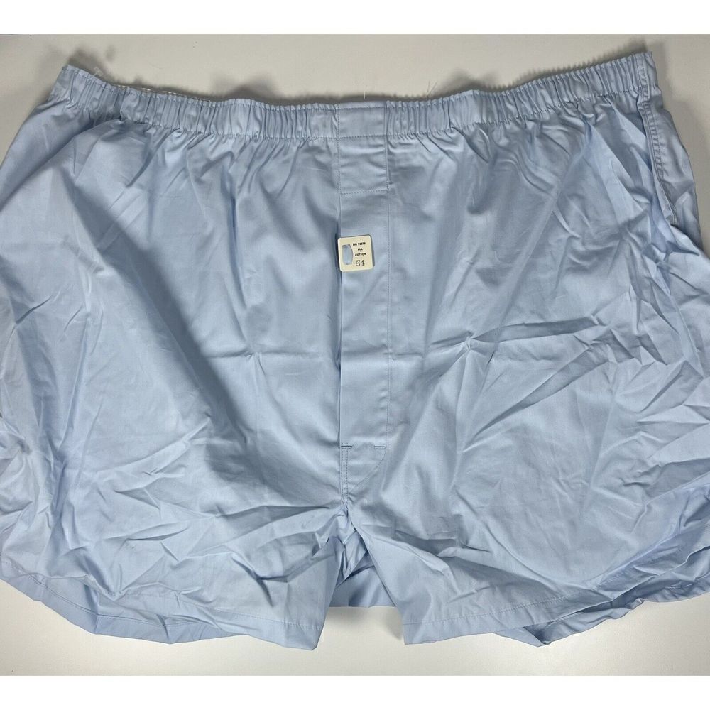 Vintage EMBASSY Blue All Cotton Boxer Short Size 54 New XXXXL